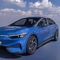 Stylish Volkswagen Electric Sedan With Green Exterior And Color Options