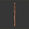 Wood And Stone Artistic Sculpture With Symmetrical Design Intricate Textures And Natural Tones