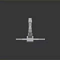 White And Blue Building Blocks Model With Long Body And Snake Head Design