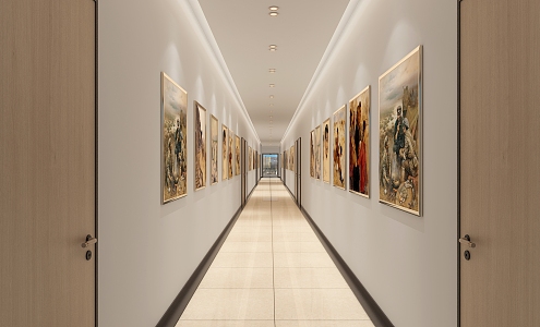 The Modern Corridor 3d model