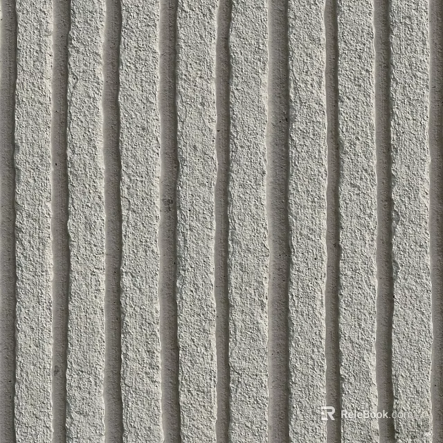 Gray Striped Square Rug With Textured Surface And Modern Design For Home Decor 3d model 