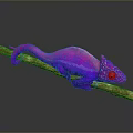 Lizard Anime Lizard Cartoon Lizard Reptile Cold Blooded Animal Reptile 3d model