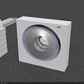 Advanced Medical CT Scanner Equipment With White Teal Design And Scanning Bed
