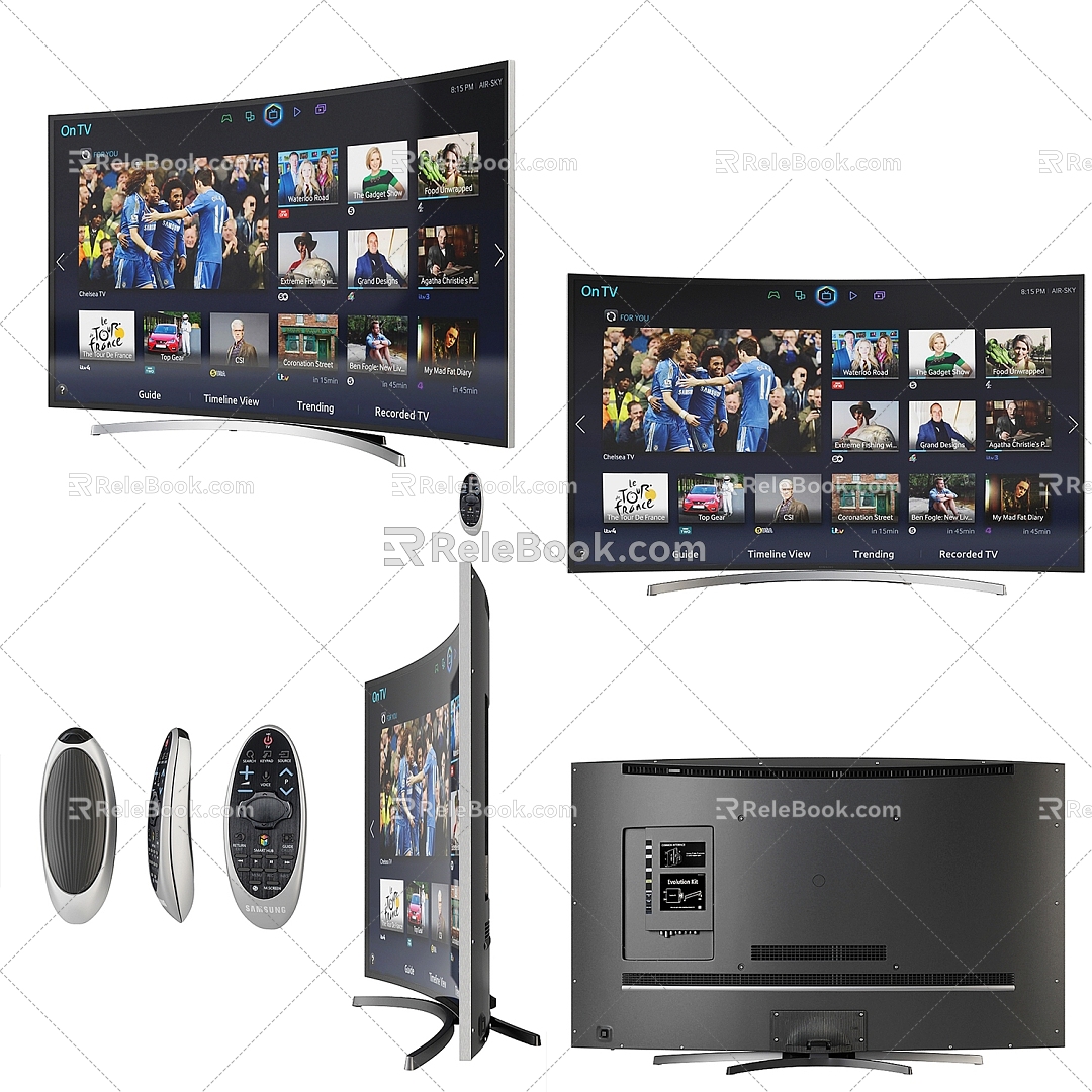 Samsung LCD TV monitor 3d model