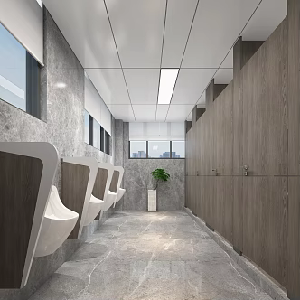 Men's Toilet Modern Toilet 3d model
