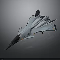 Futuristic Aerospace Spacecraft With Sleek Design For Deep Space Exploration