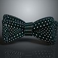 Bow tie decorations bow tie green bow tie jewelry female supplies realistic 3d model