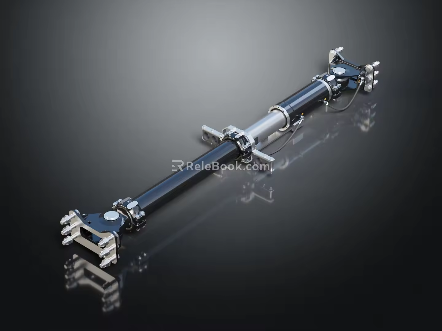Modern Sci-Fi Equipment Sci-Fi Rack Sci-Fi Components High-Tech Components 3d model