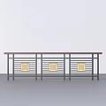 3D Model of Guardrail 3d model