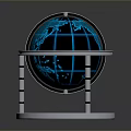 Globe Antique Globe Old Globe Retro Globe Game Item Game Props Game Equipment 3d model
