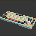 Keyboard Wireless Keyboard Computer Configuration Bluetooth Keyboard Gaming Keyboard Mechanical Keyboard Women's Keyboard 3d model