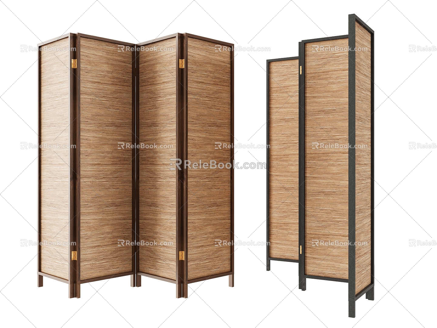 Modern screen partition 3d model