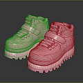 Pink Platform Shoes for Women with Chunky Sole and Adjustable Straps Stylish Casual Footwear