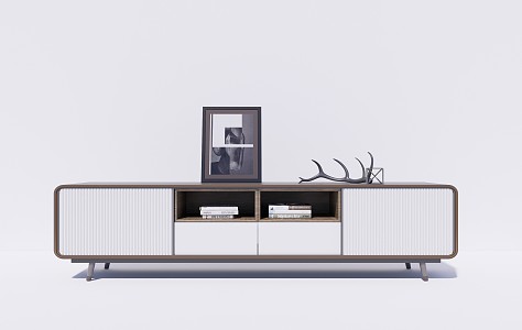 Nordic TV cabinet 3d model