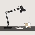 Table Lamp Reading Lamp Desk Lamp Simple Table Lamp Book Ornaments 3d model