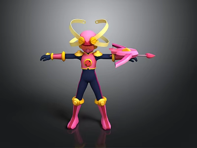 Robot character animation style game character robot robot assistant small robot 3d model