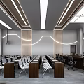 modern monitoring room water conservancy emergency command center 3d model