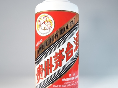 Modern liquor Maotai bottle model