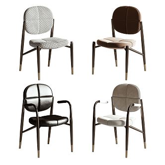 Modern Cor single chair 3d model