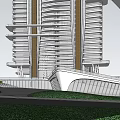 Urban Residential Complex With High Rise Buildings And Landscaped Green Spaces