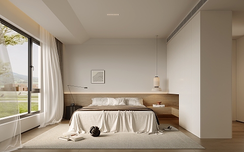 Quiet Bedroom 3d model