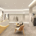 Modern Clothing Store Interior With Mannequins Window Display And Stylish Outfits