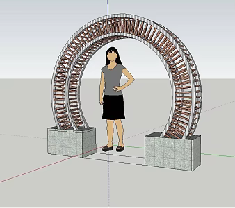 circular arch 3d model