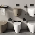 Modern Bathroom Toilets With Wall Hung Floor Standing Beige White Designs And Accessories