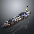 Futuristic Passenger Plane With Sleek Aerodynamic Body And Metallic Blue Stripes