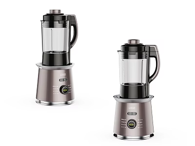 Modern Blenders For Home Kitchen With Stainless Steel Body And Control Panel As Kitchen Appliances 3d model