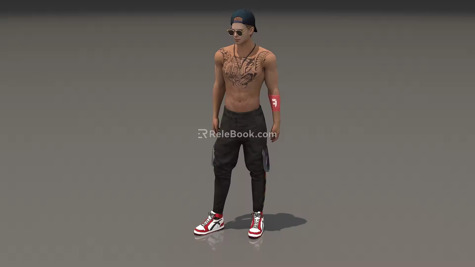 Men's Trendy Men's Male Models European Men's Young Men's Game Role Star Handsome Super Realistic High Precision Film and Television Level 3d model