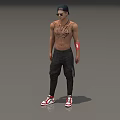 Men's Trendy Men's Male Models European Men's Young Men's Game Role Star Handsome Super Realistic High Precision Film and Television Level 3d model