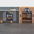Jazz Bar With Modern Exterior Lighting And HQ Signage Design