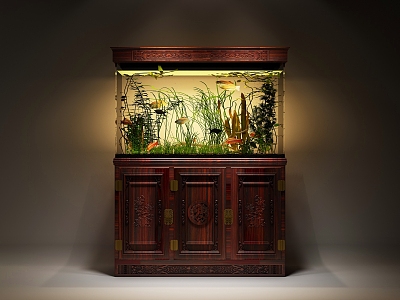 New Chinese Fish Tank Fish Tank Glass model