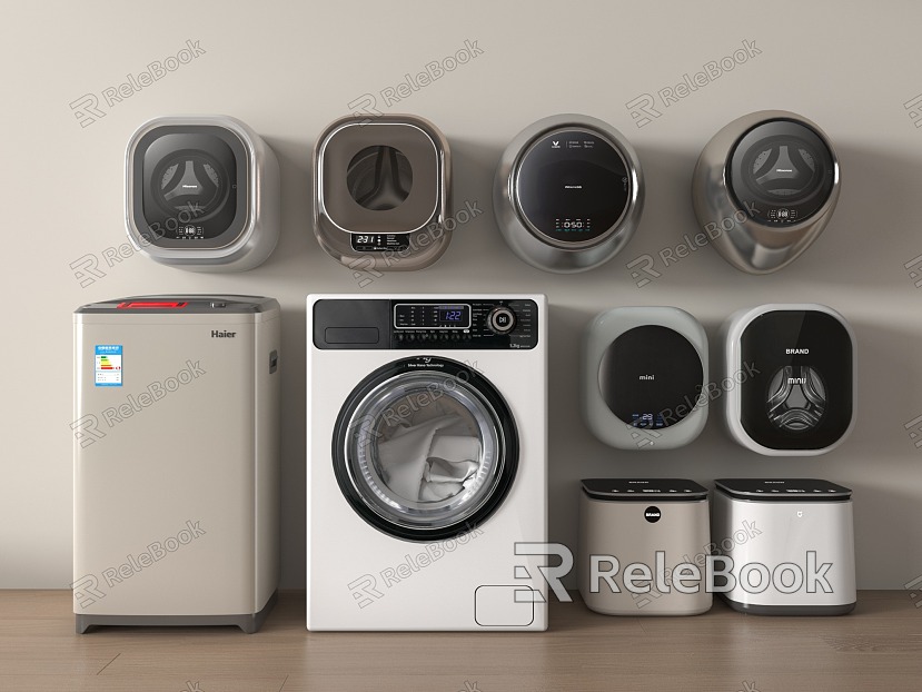 Modern Washing Machine Wall Mounted Washer Dryer model