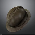 Vintage Military Weapon Helmet With Rustic Metal Surface And Aged Texture Design