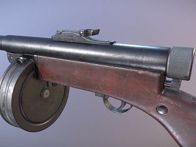 submachine gun model