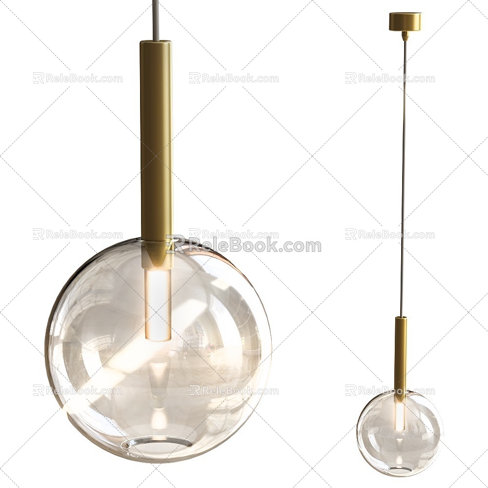 Alchimia ball glass chandelier 18w model