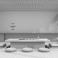 Japanese Tea Room 3d model