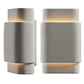Modern Double Textured Concrete Wall Lamps With Warm Glow And Minimalist Design