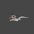 combat helicopter 3d model