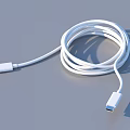 Charging line data line connection line 3d model