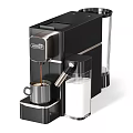 Smart Machine Modern Coffee Maker Featuring Black Design White Components And Coffee Cup 3d model