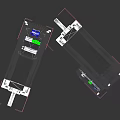 Industrial Servo Motors With Integrated Control Panel Digital Display Screen And Black Silver Housing