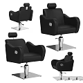 Ergonomic Black And White Medical Devices Featuring Examination Chairs Mobile Carts And Equipment Units