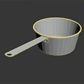 Durable Metal Measuring Cup With Long Handle For Kitchen Use 3d model