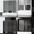Modern Window Blinds For Home Interior With Various Design Styles And Windows 3d model