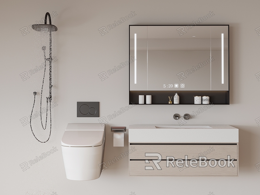 Modern washbasin washbasin washbasin toilet shower combination model