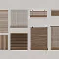 New Chinese-style Venetian Blinds 3d model