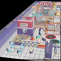 Indoor Playground With Colorful Structures Climbing Facilities Slides Where Children Play Joyfully With Parents